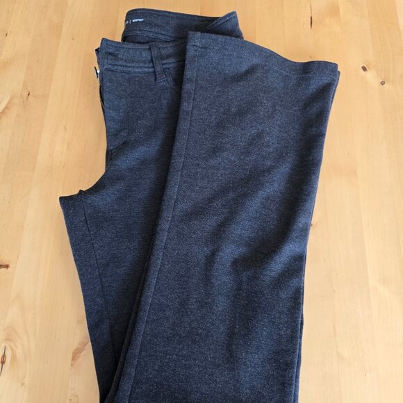 Faded Glory Gray Grey Stretch Knit Bootcut Comfy Women Pants Size 10A Y2K - Picture 2 of 7